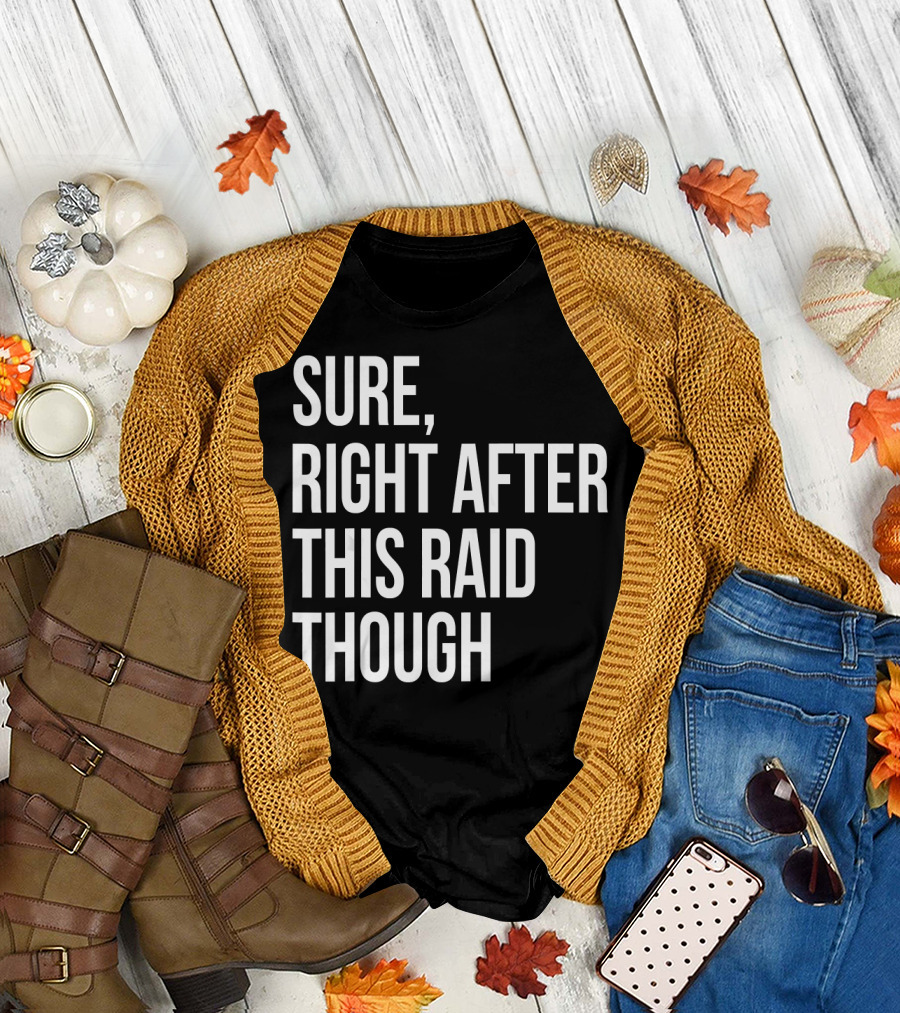 Sure Right After This Raid Though T-Shirt