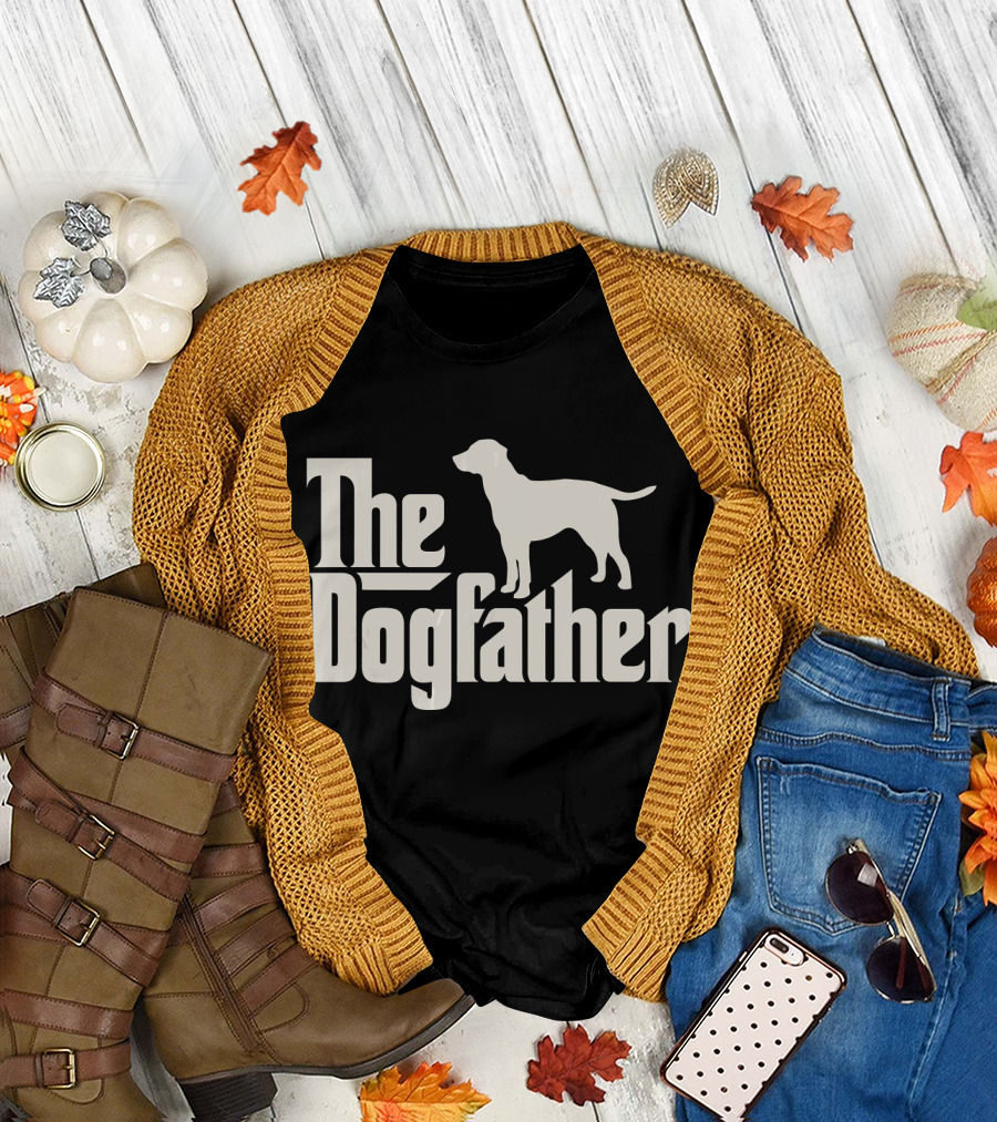 The Dogfather Labrador Funny Dog Owner T-Shirt