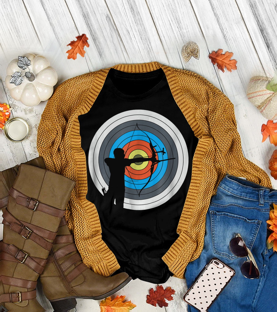 Retro Archery Bullseye T-Shirt