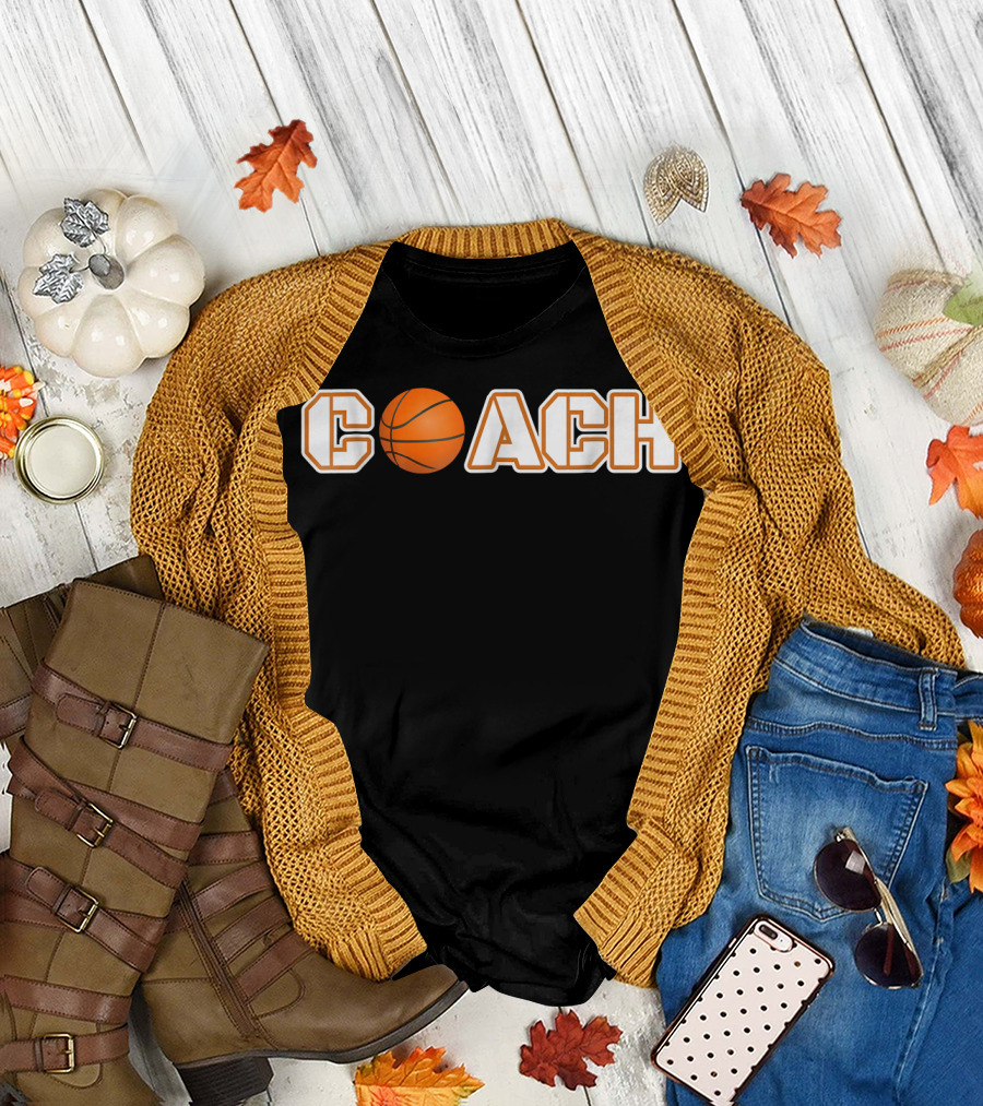 Basketball Ball Coach C-O-A-C-H Basketball Ball Coach for You T-Shirt