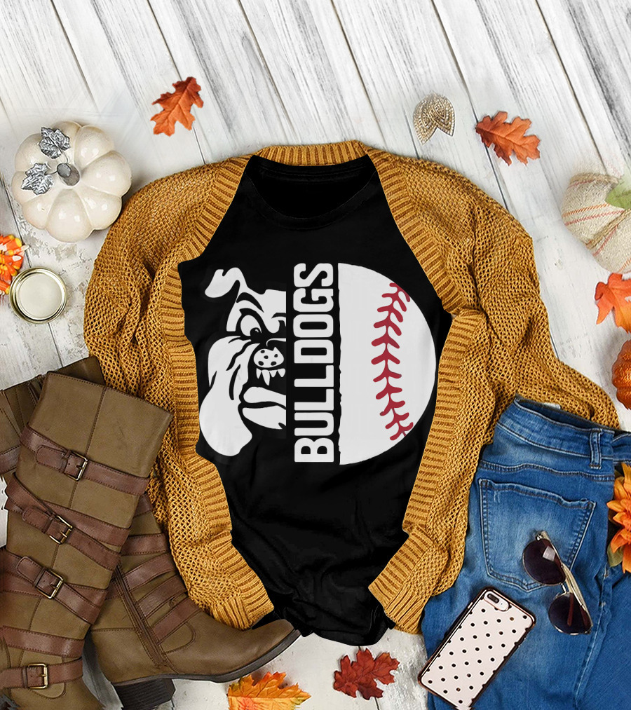 Bulldogs Baseball Ball Cool T-Shirt