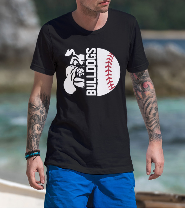 Bulldogs Baseball Ball Cool T-Shirt