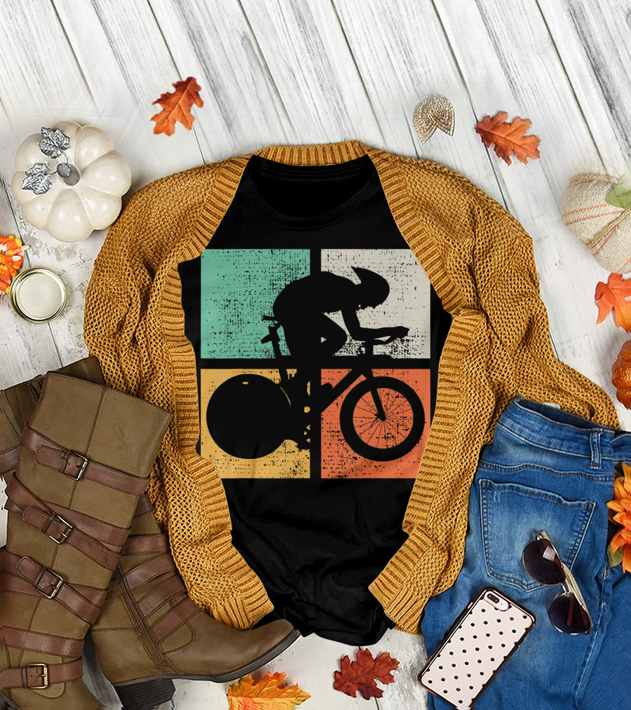 Cycling Bicycle Bike Lover Vintage T-Shirt