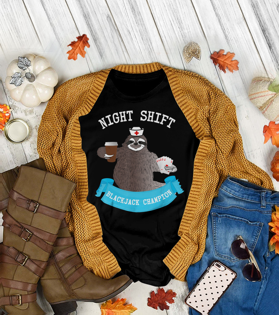 Night Shift Blackjack Champion T-Shirt