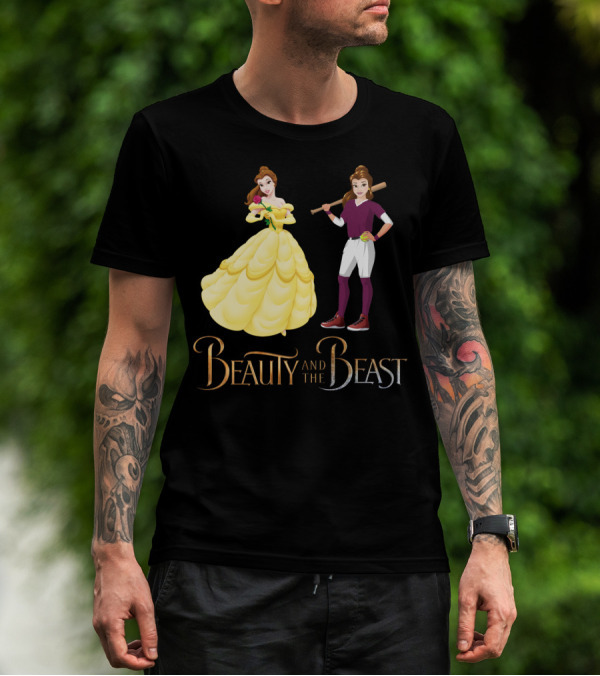 Beauty And The Beast Softball T-Shirt