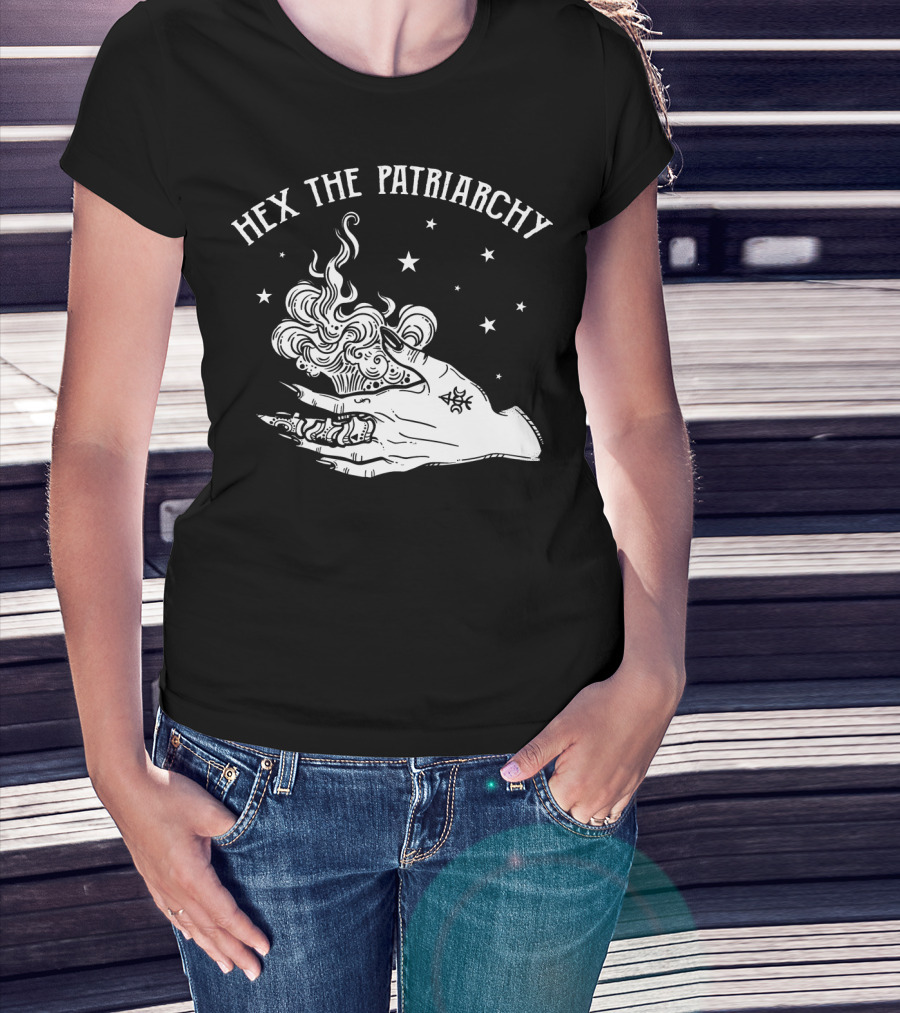Hex The Patriarchy Hand Stars Smoke T-Shirt