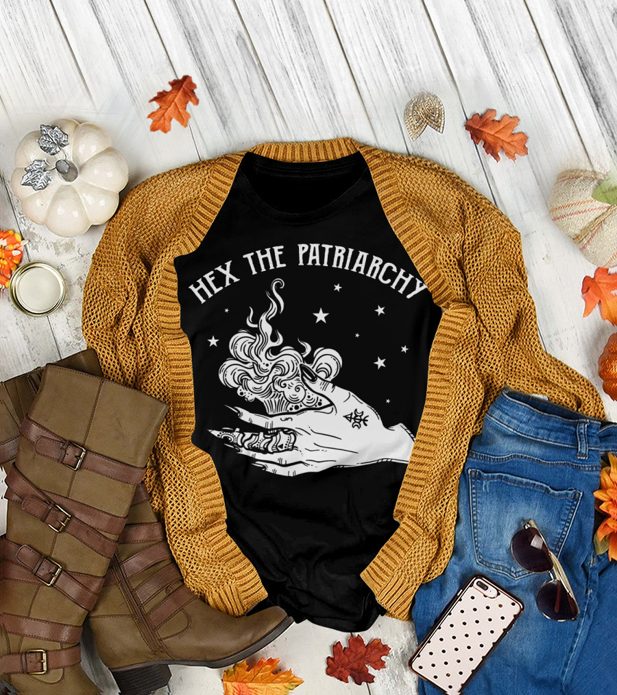 Hex The Patriarchy Hand Stars Smoke T-Shirt