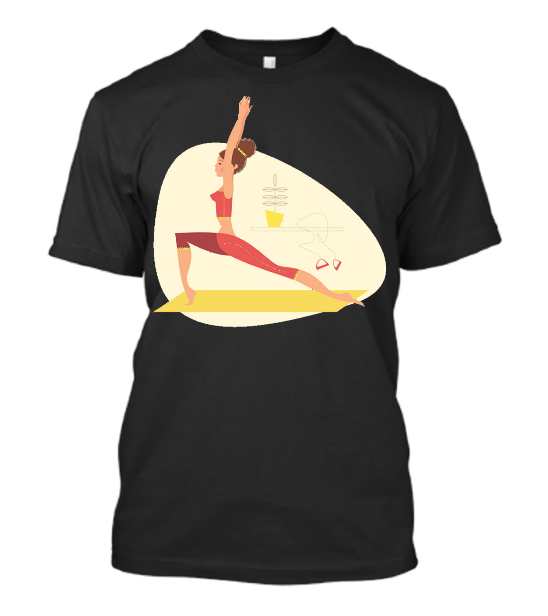 Fun Yoga Pose For Relaxing Workout Sessions T-Shirt