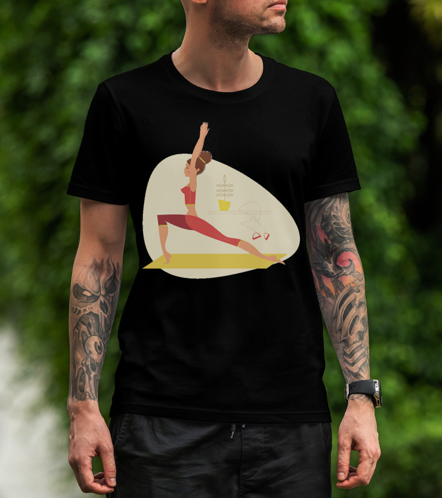 Fun Yoga Pose For Relaxing Workout Sessions T-Shirt