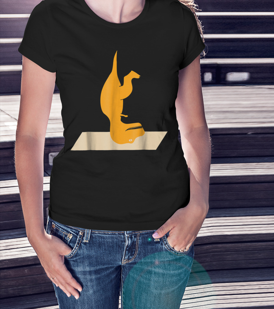 Sirsasana Rex Funny Yoga Dinosaur Lovers T-Shirt