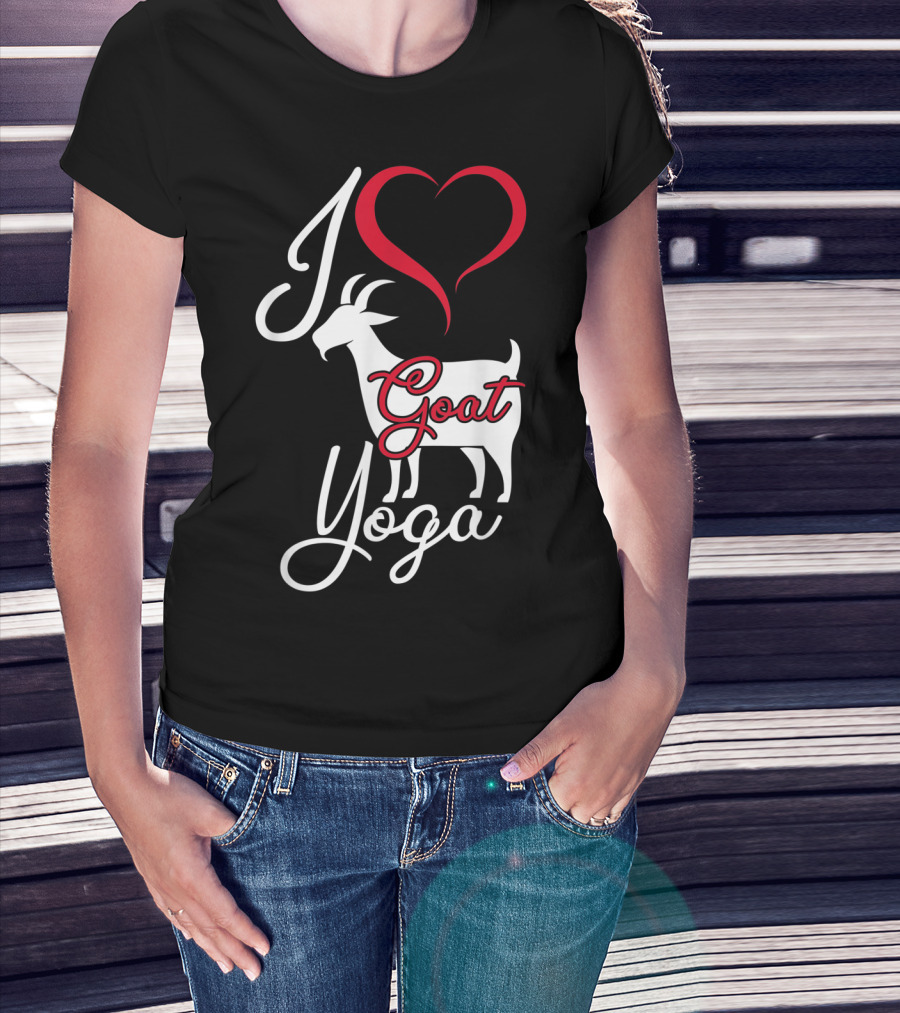I Love Goat Yoga T-Shirt