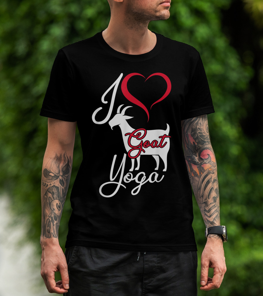I Love Goat Yoga T-Shirt