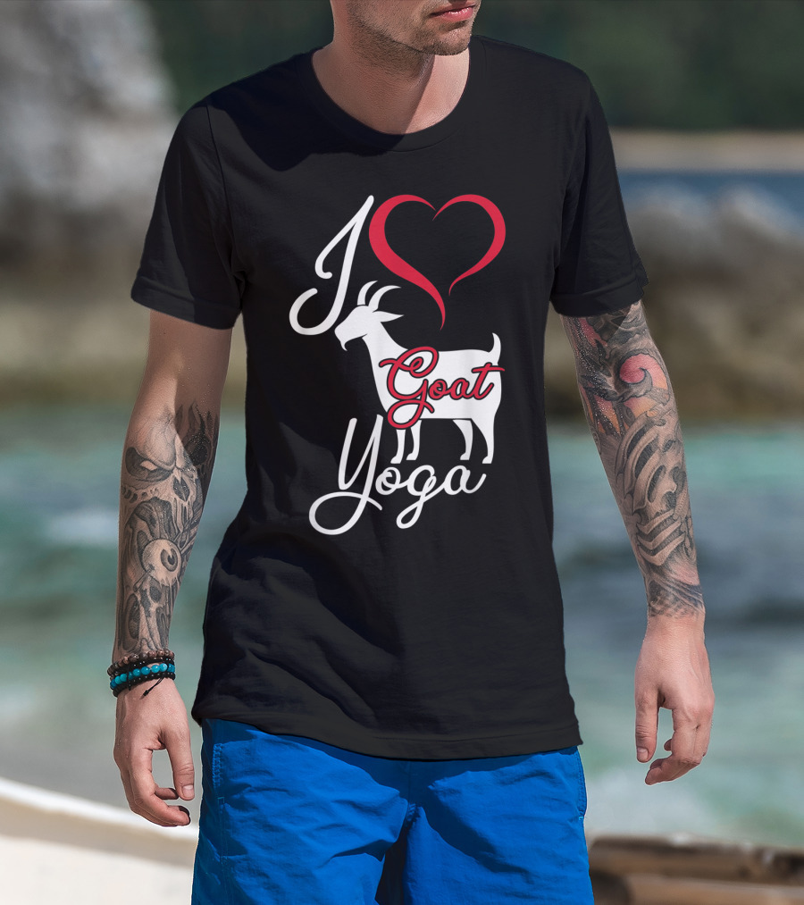 I Love Goat Yoga T-Shirt