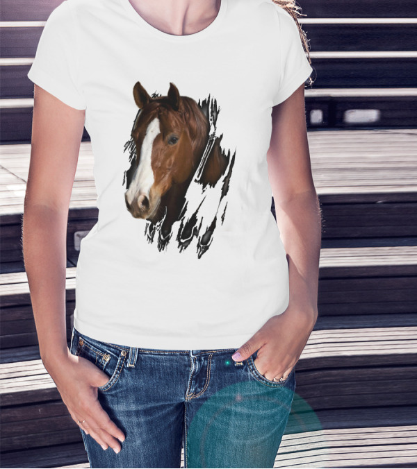 American Quarter Horse Beauty Rugged Elegance T-Shirt