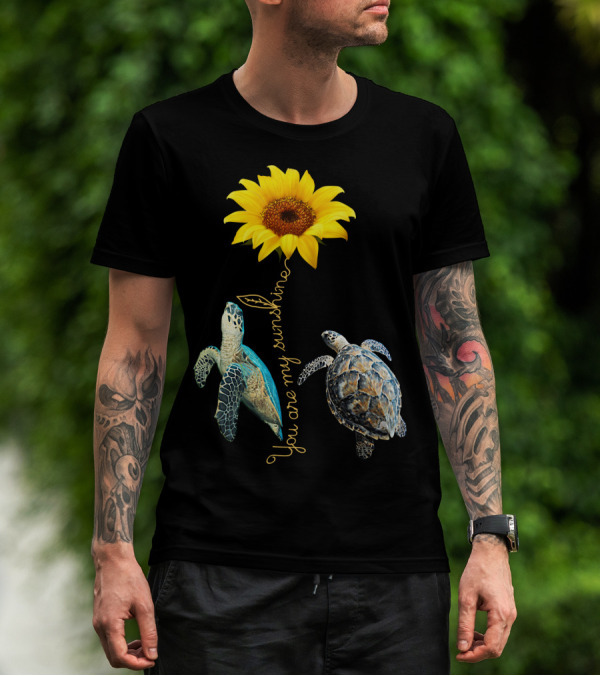 You Are My Sunshine Turtle Sunflower T-Shirt