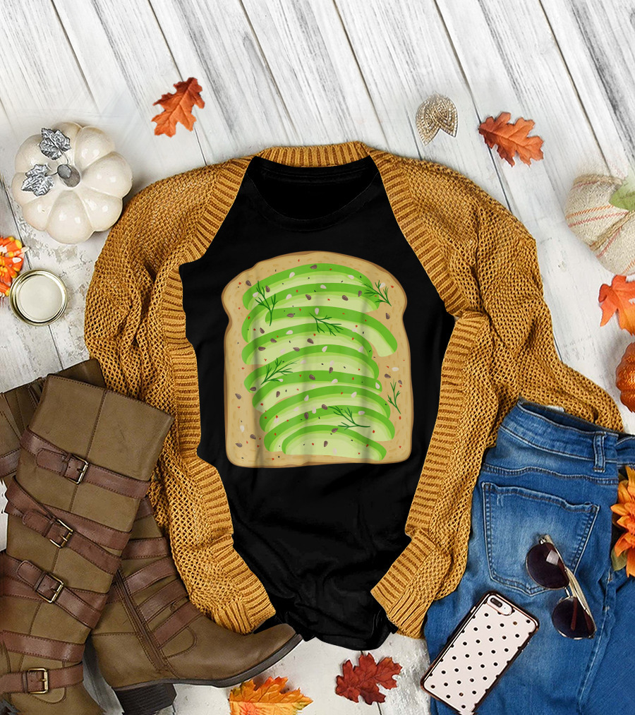 Bread Avocado Toast Halloween T-Shirt