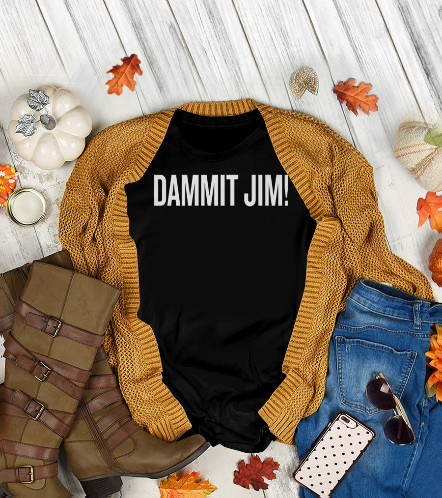 Dammit Jim Halloween Christmas Funny Cool T-Shirt