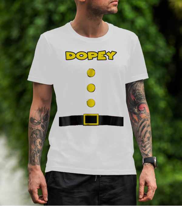Dopey Dwarf Costume Shirt Halloween T-Shirt