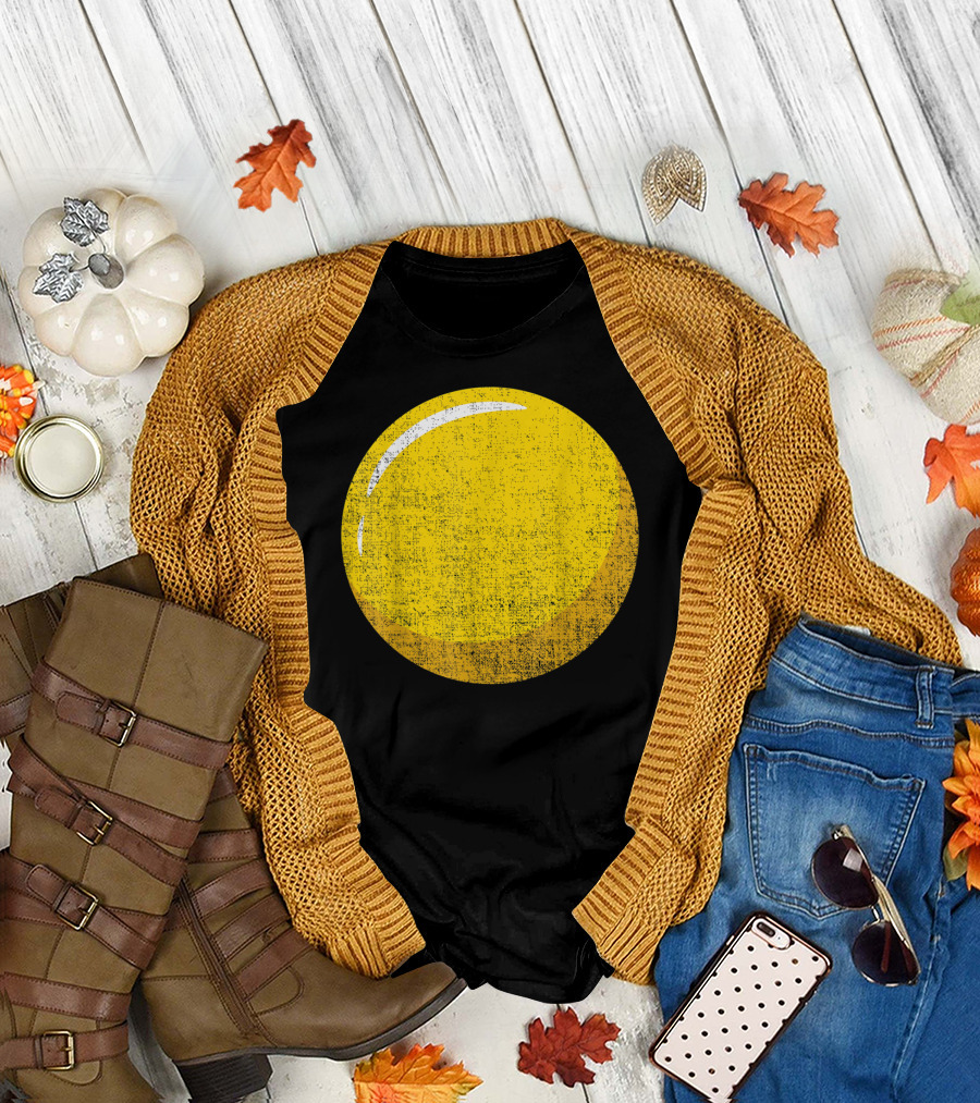 Halloween Egg Yolk Lazy Food Lover Funny Easy T-Shirt