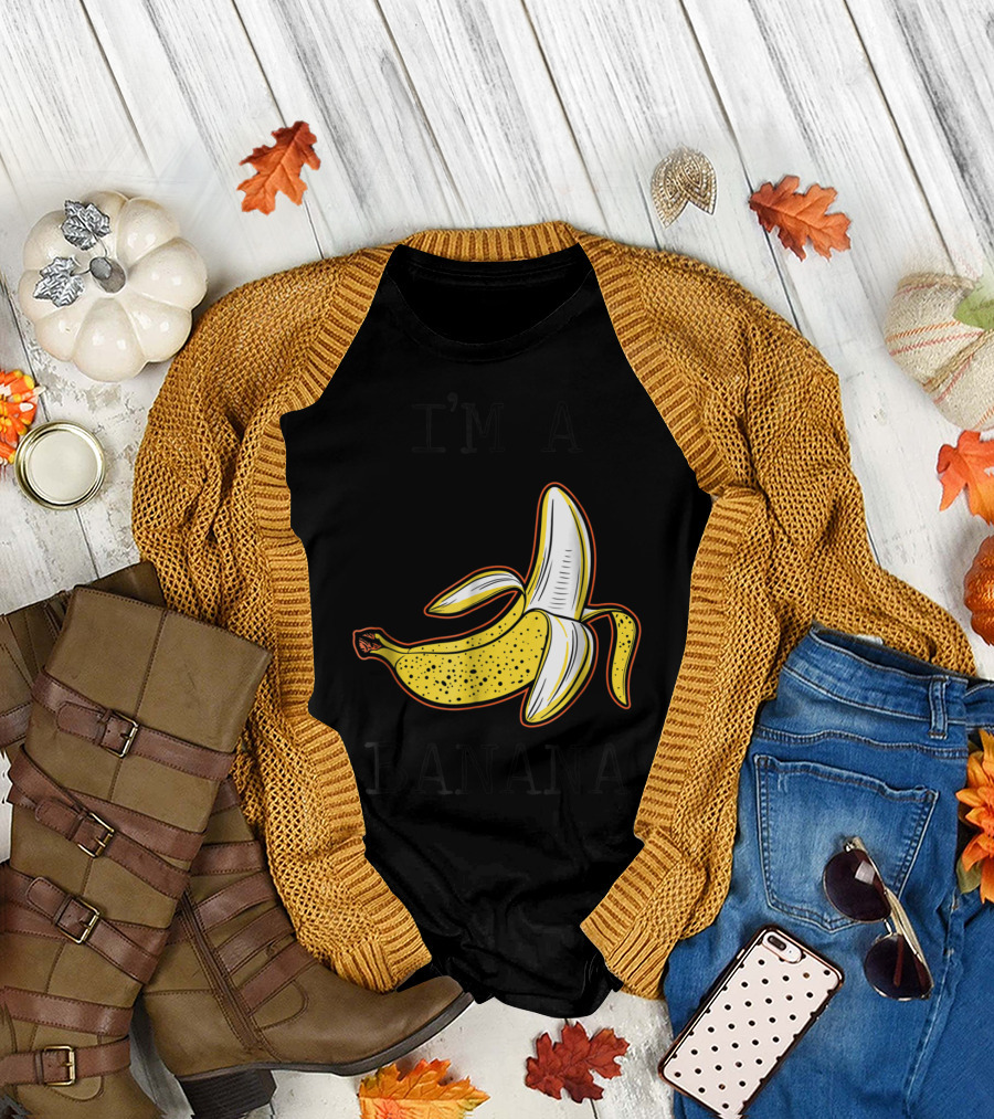 I'm A Banana Halloween Banana I'm A Banana T-Shirt