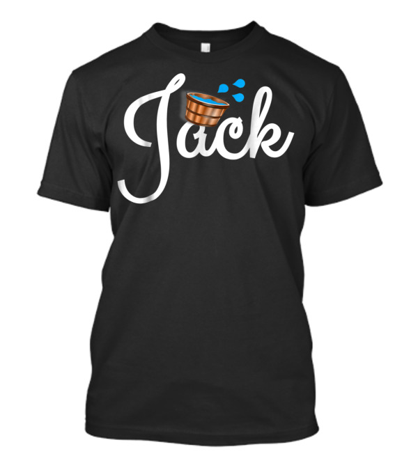 Jack Halloween Matching Couple With Water Bucket T-Shirt