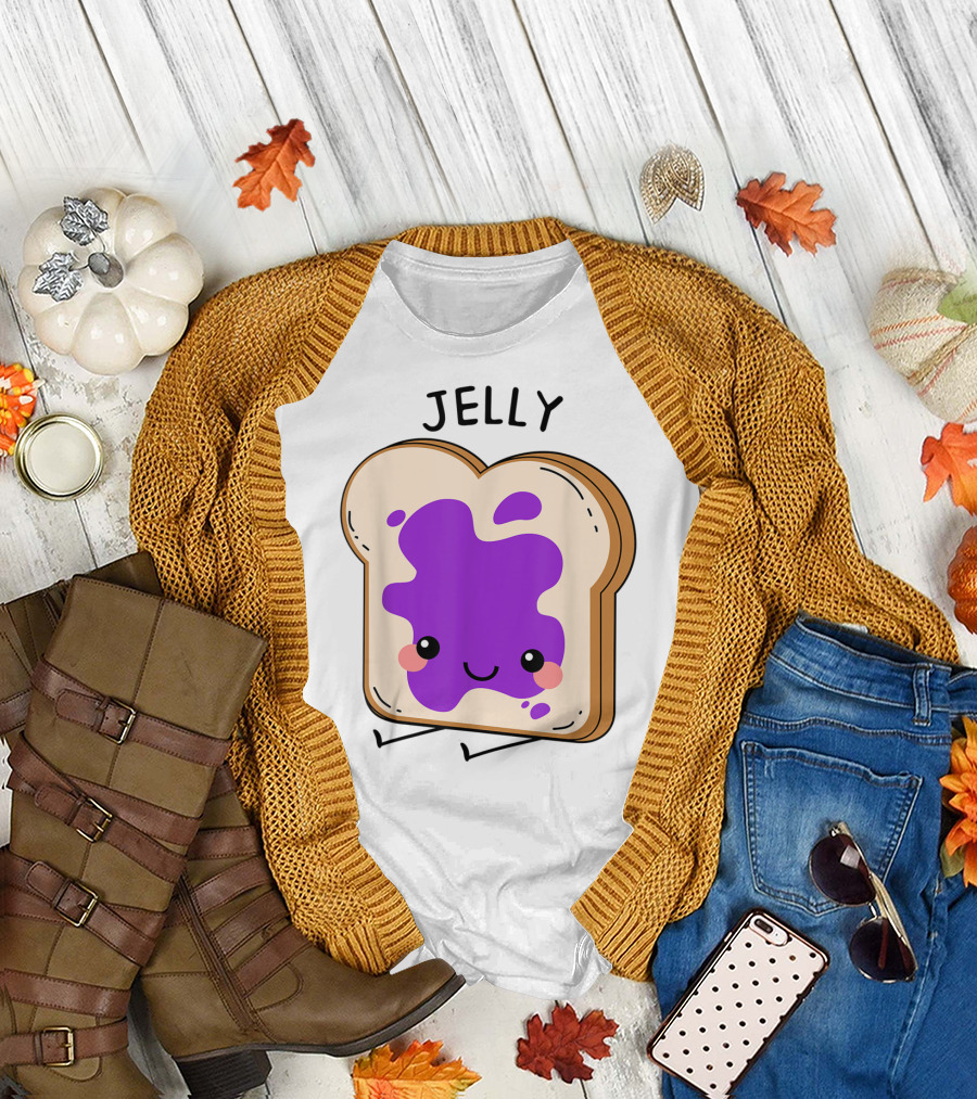 Jelly Kawaii Halloween Costume Cute Toast Diy T-Shirt