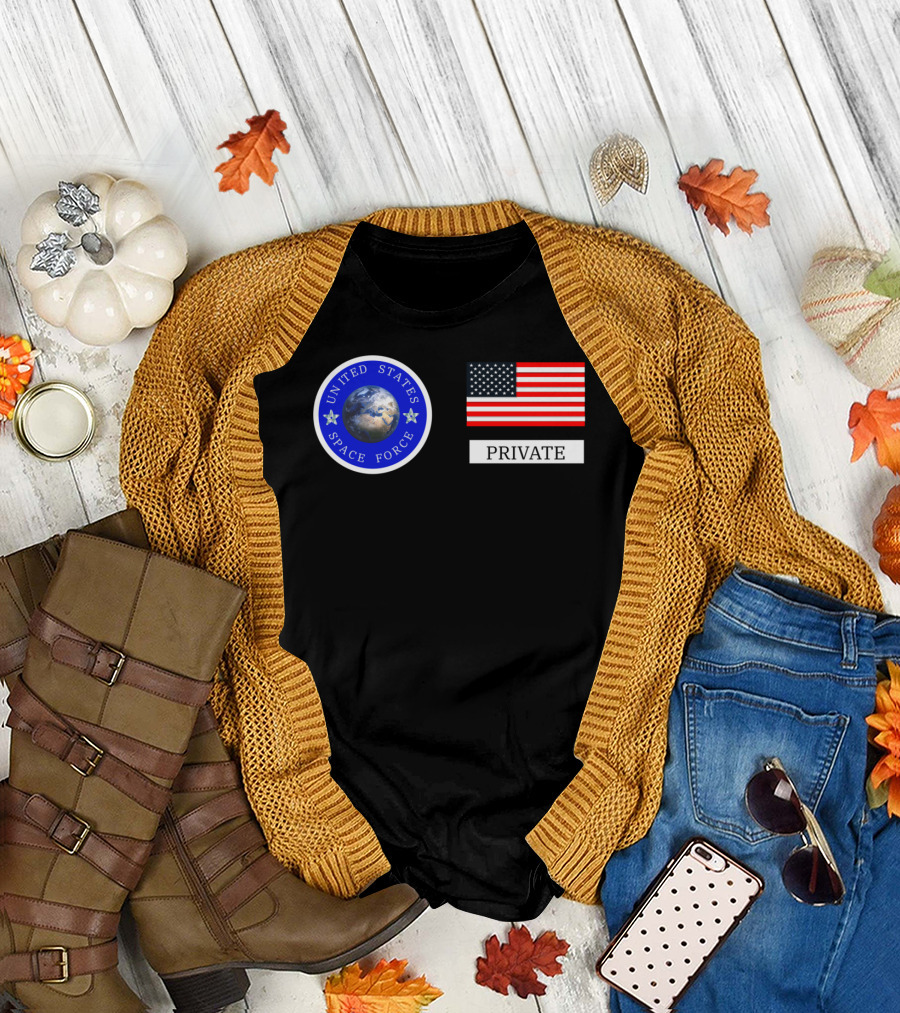 United States Space Force Private Halloween Costume T-Shirt