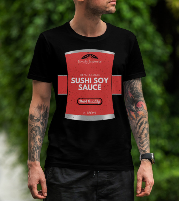 Simply Japanese 100% Organic Sushi Soy Sauce Best Quality 150ml T-Shirt