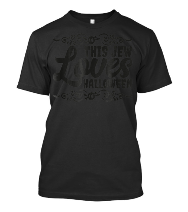 This Jew Loves Halloween Spooky Lazy T-Shirt