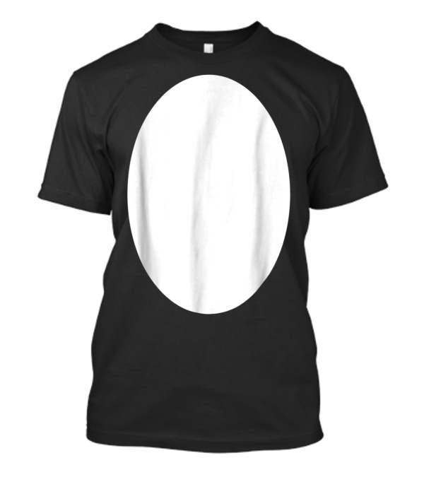 Wolf Panda Or Dog Grey Stomach T-Shirt