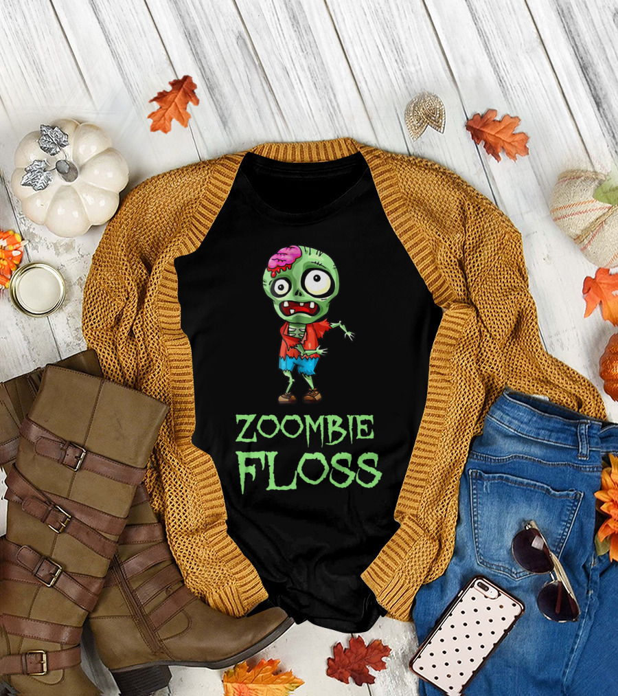 Zoombie Floss Zombie Floss Halloween Costume T-Shirt