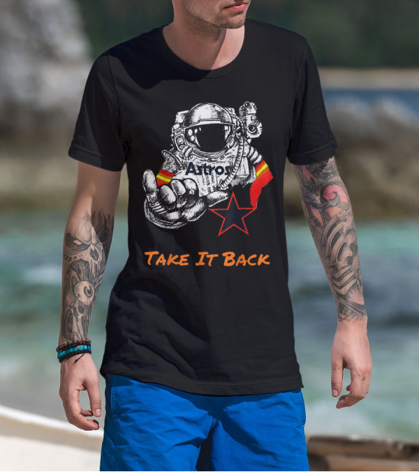 Astros Take It Back Astronaut Star T-Shirt