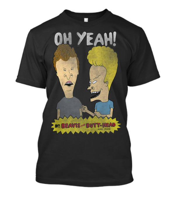 Oh Yeah Beavis And Butt-Head Mike Judge Head Shots T-Shirt