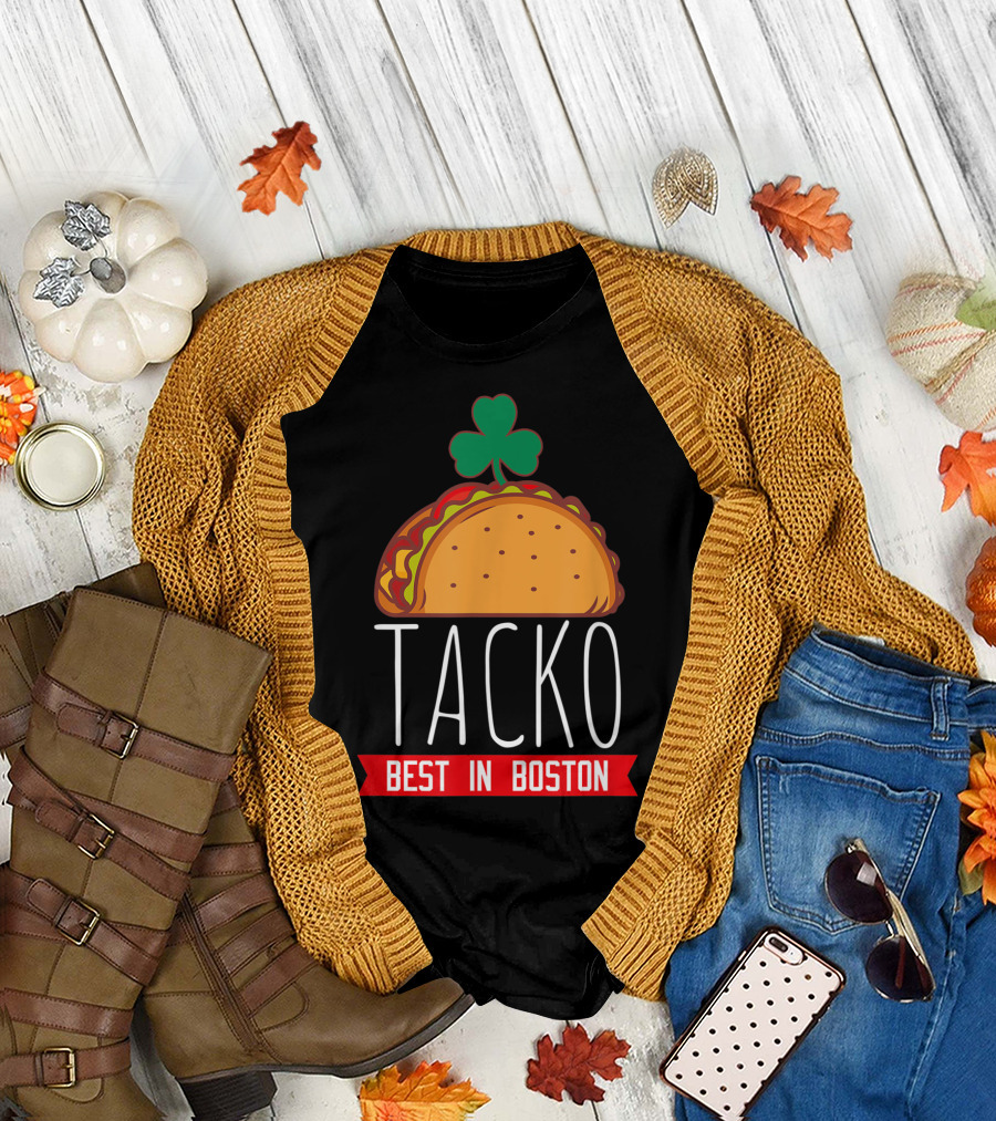 Tacko Best in Boston with Clover Taco T-Shirt
