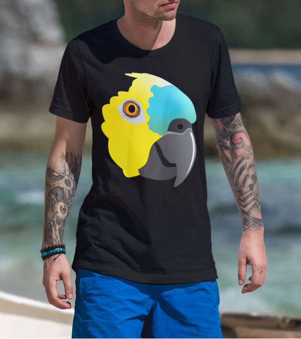 Bluefronted Amazon Parrot Head T-Shirt