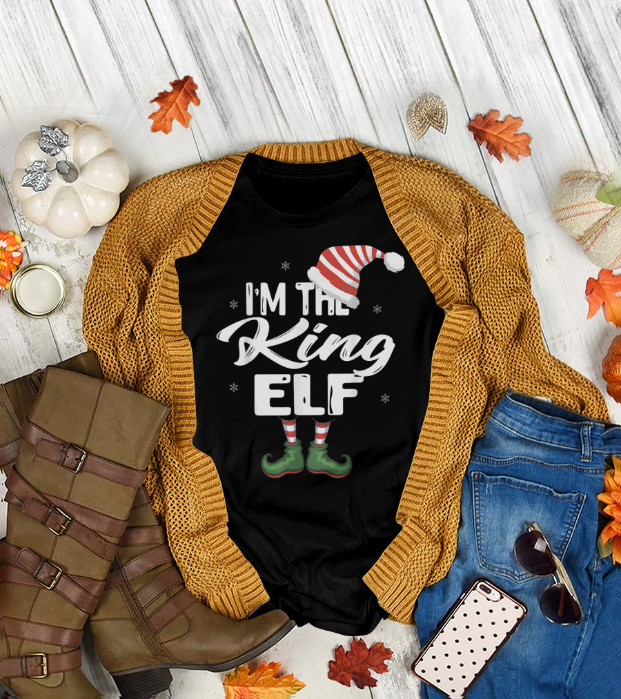 I'm The King Elf Holiday T-Shirt