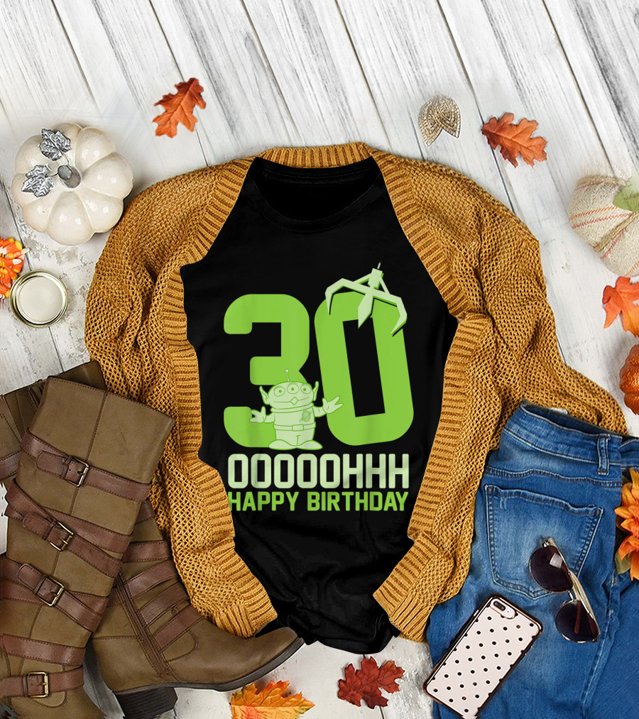 Disney Pixar Toy Story Alien 30 Ooooh Happy Birthday T-Shirt