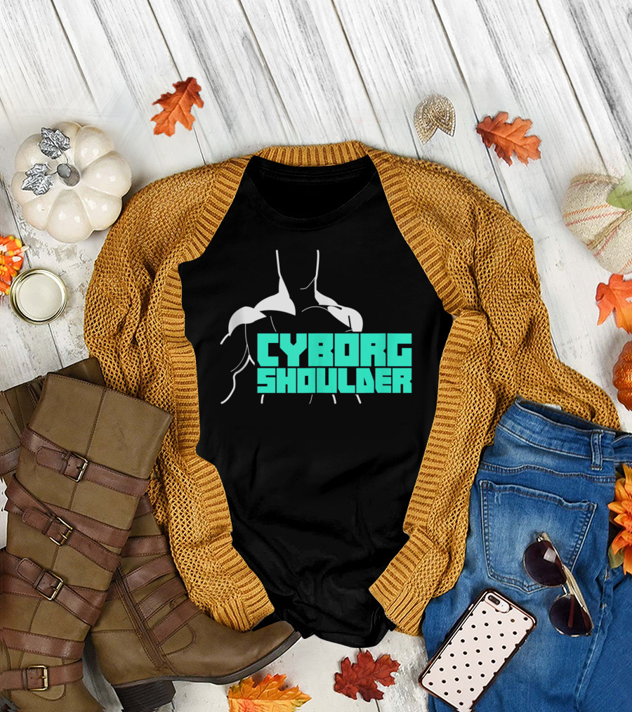 Cyborg Shoulder Surgery Recovery Funny Shoulder T-Shirt