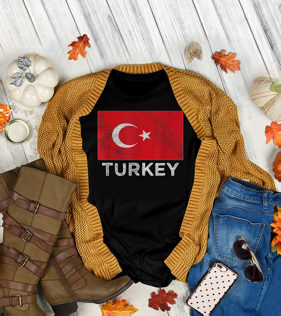 Turkey Flag with Crescent and Star T-Shirt