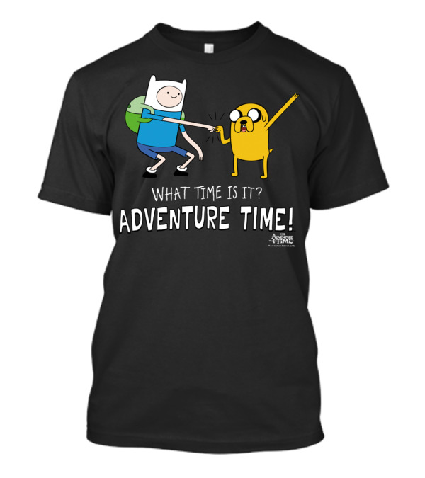 What Time Is It Adventure Time Finn And Jake Fist Bump T-Shirt
