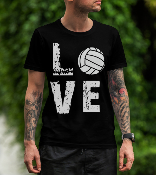 Best Girls Love Volleyball Sport With Volleyball Love T-Shirt