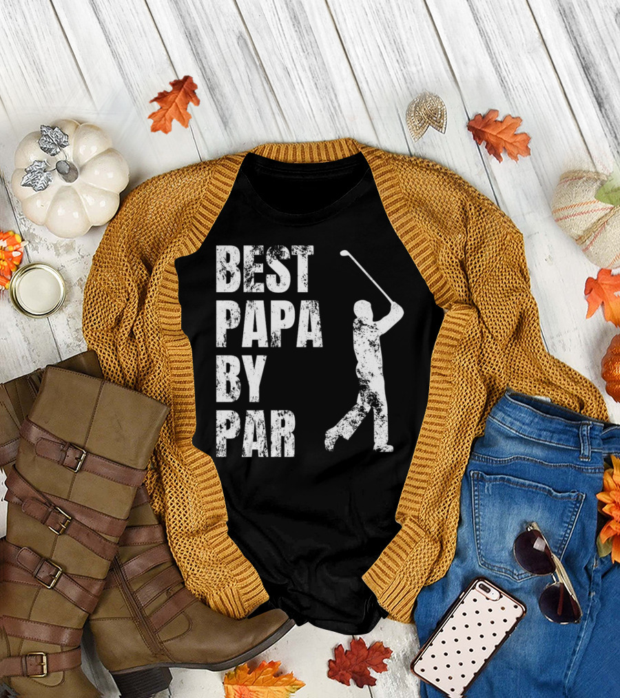 Best Papa By Par Golfer T-Shirt