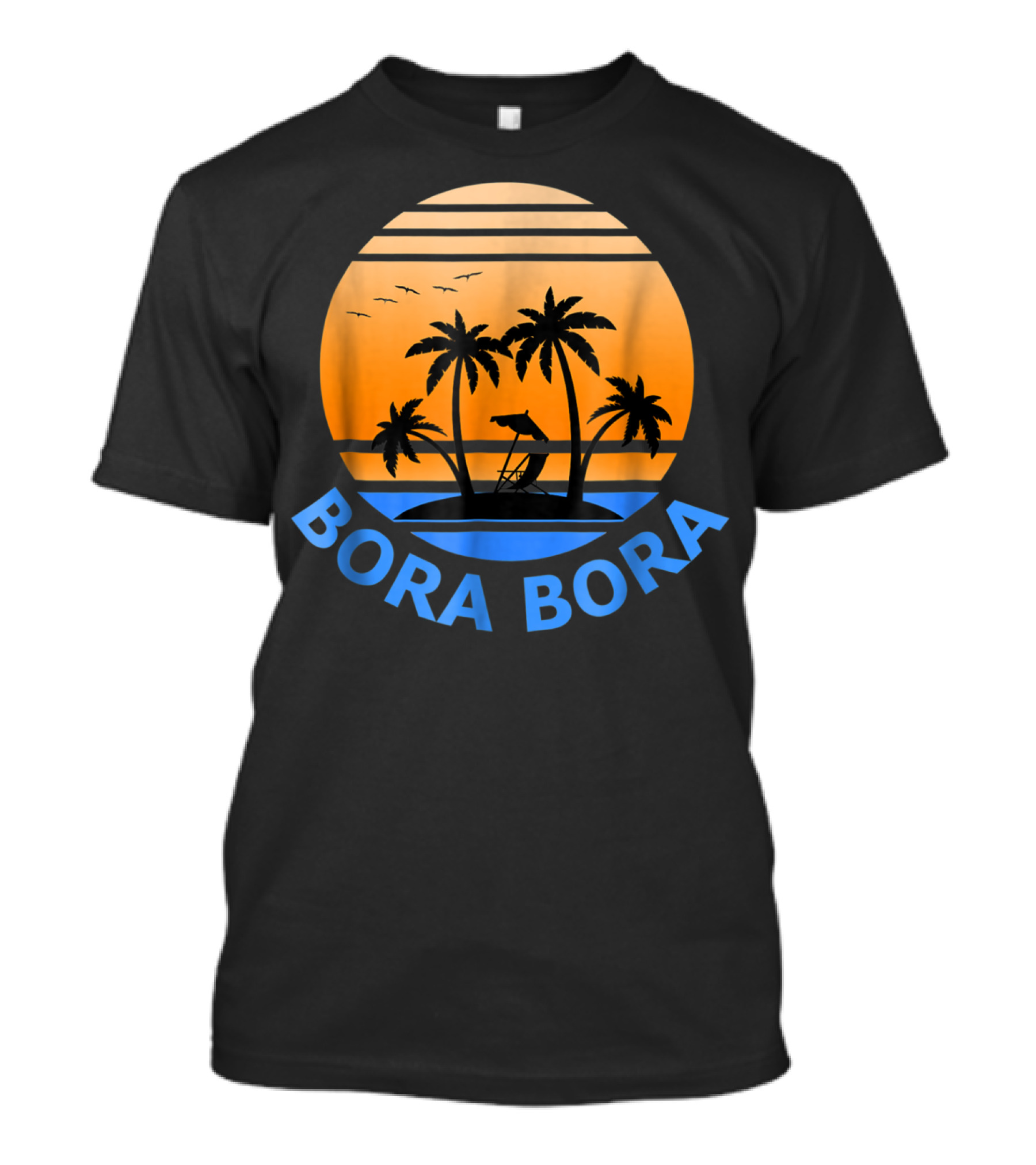 Bora Bora Tropical Sunset Vacation Retreat T-Shirt