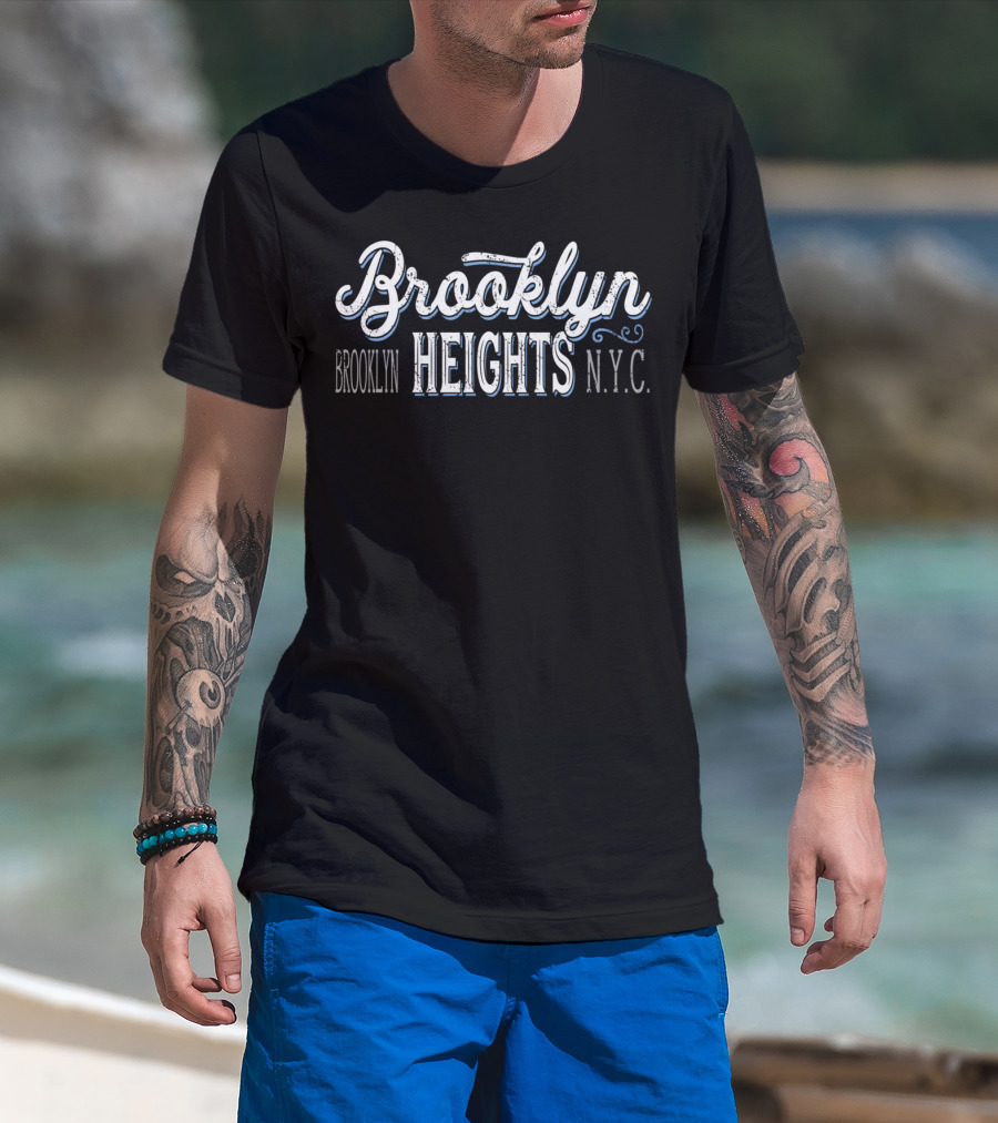 Brooklyn Heights Vintage NYC Style Cool T-Shirt
