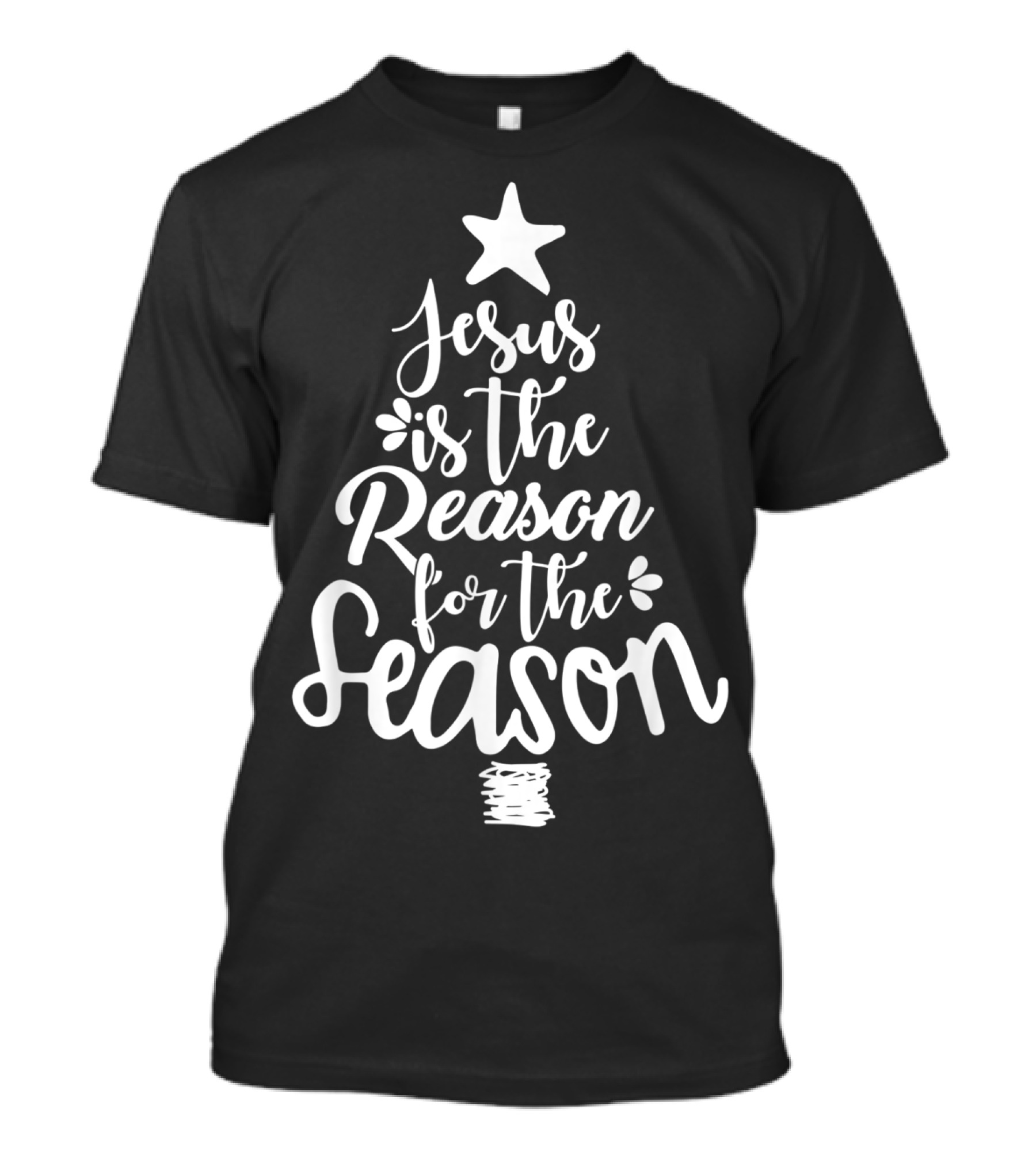 Jesus Is The Reason For The Season Tree T-Shirt