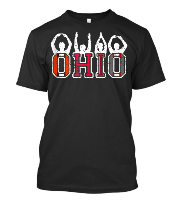 Cleveland Ohio Columbus Vintage Ohio Sports Letters T-Shirt