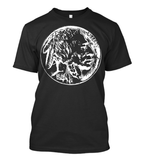 Coin Collector Displaying 1926 Buffalo Nickel T-Shirt