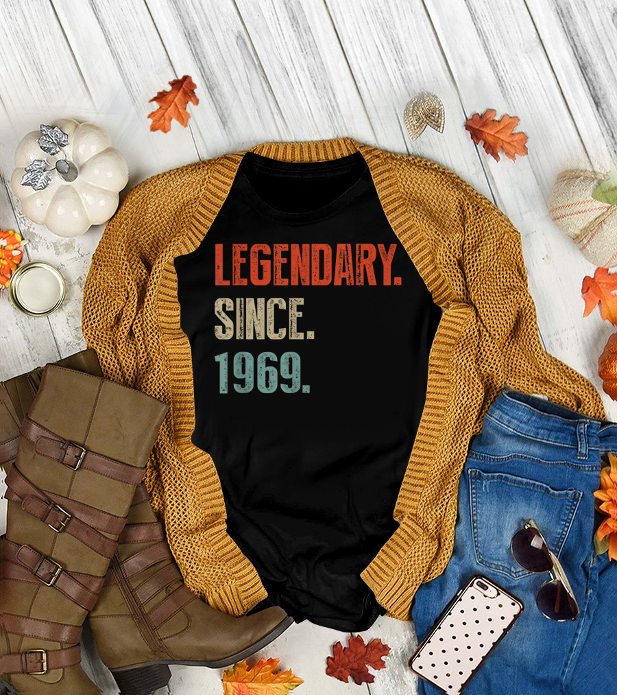 Legendary Since 1969 Classic Birthday T-Shirt