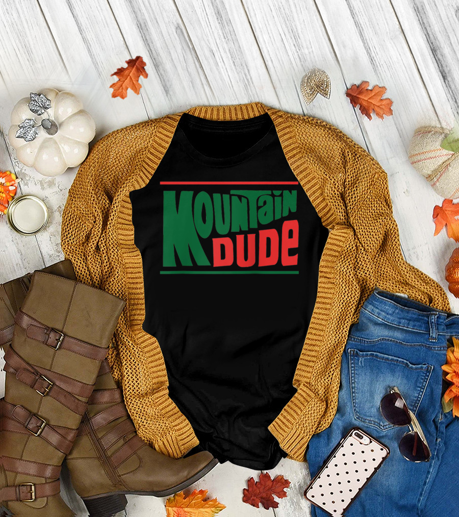 Mountain Dude Classic Vintage Mtn Hiking T-Shirt