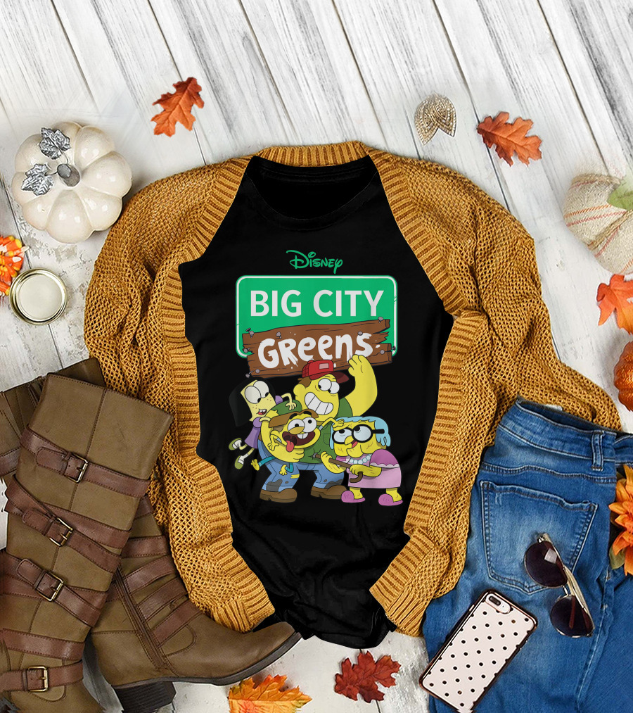 Disney Channel Big City Greens Family Characters T-Shirt